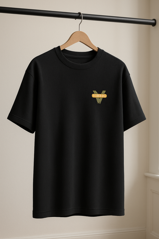 Men's Oversized Waffle Knit T-Shirt