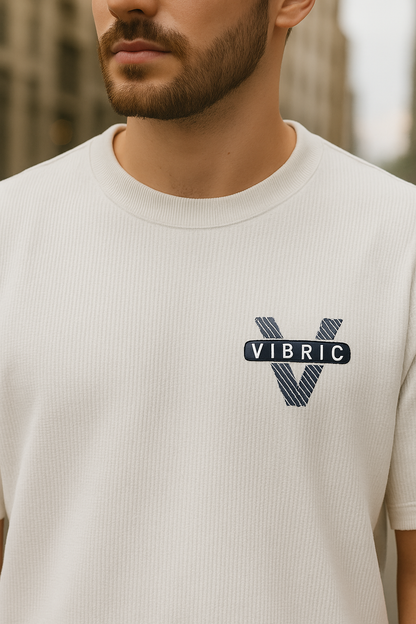 Men's Oversized Waffle Knit T-Shirt