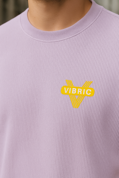 Men's Oversized Waffle Knit T-Shirt