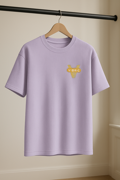 Men's Oversized Waffle Knit T-Shirt