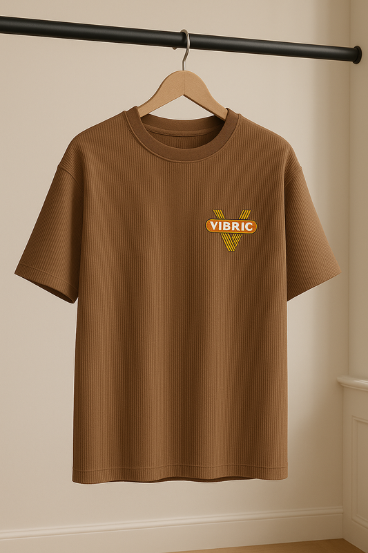 Men's Oversized Waffle Knit T-Shirt