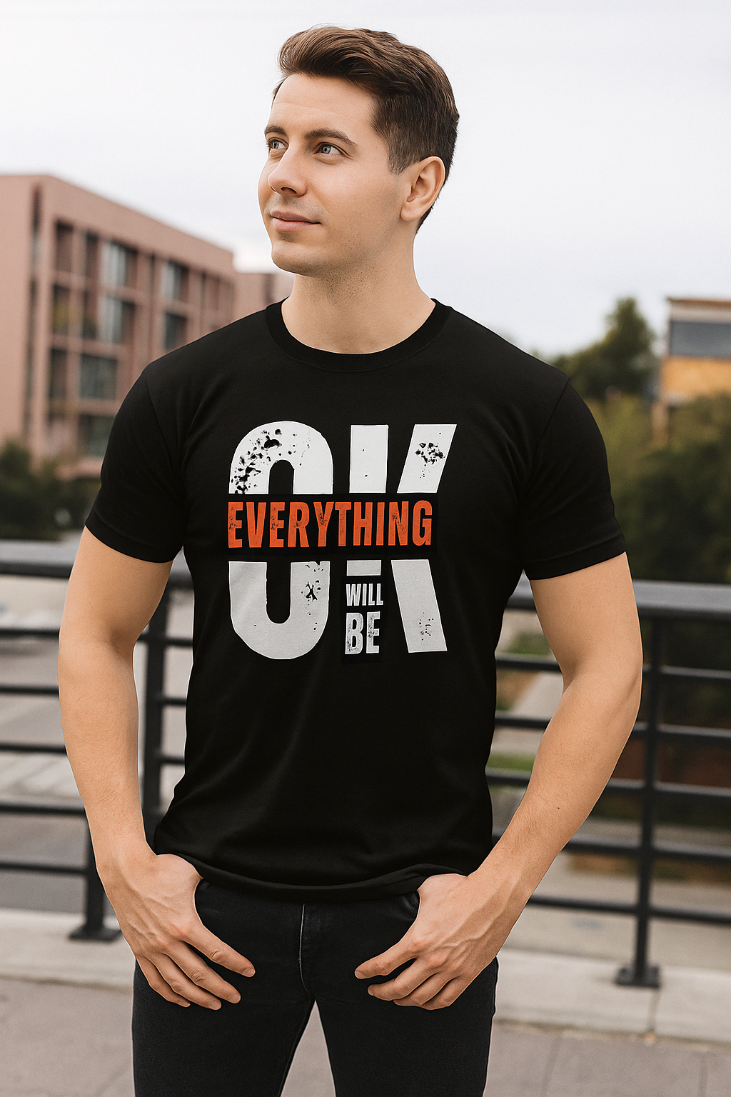 Men's Graphic T-Shirt – Everything Will Be OK