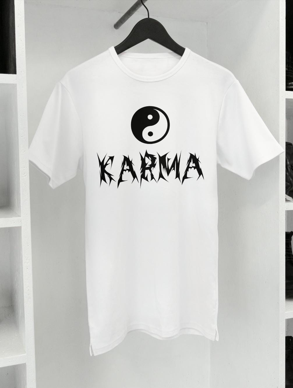 Men's KARMA Yin–Yang T-Shirt – Spiritual Balance & Energy Graphic Tee