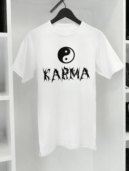 Men's KARMA Yin–Yang T-Shirt – Spiritual Balance & Energy Graphic Tee