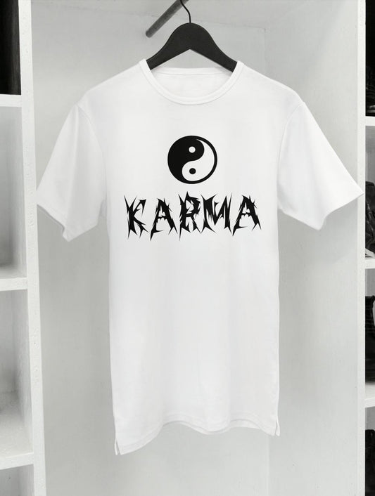 Men's KARMA Yin–Yang T-Shirt – Spiritual Balance & Energy Graphic Tee