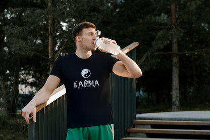 Men's KARMA Yin–Yang T-Shirt – Spiritual Balance & Energy Graphic Tee