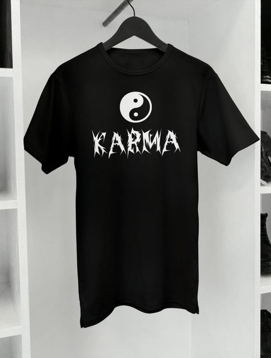 Men's KARMA Yin–Yang T-Shirt – Spiritual Balance & Energy Graphic Tee